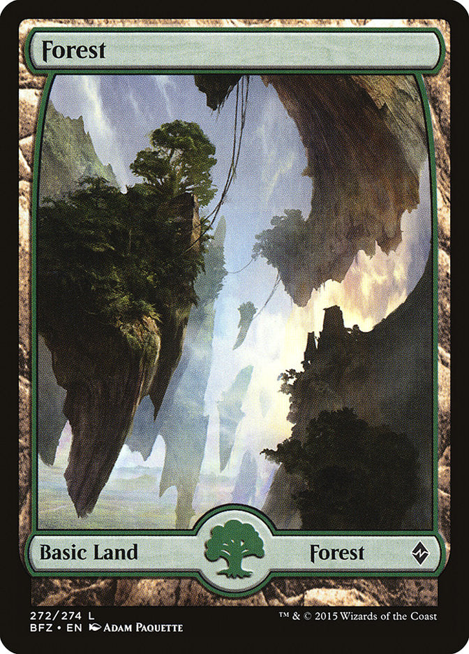 Forest (272) (Full Art) [Battle for Zendikar]