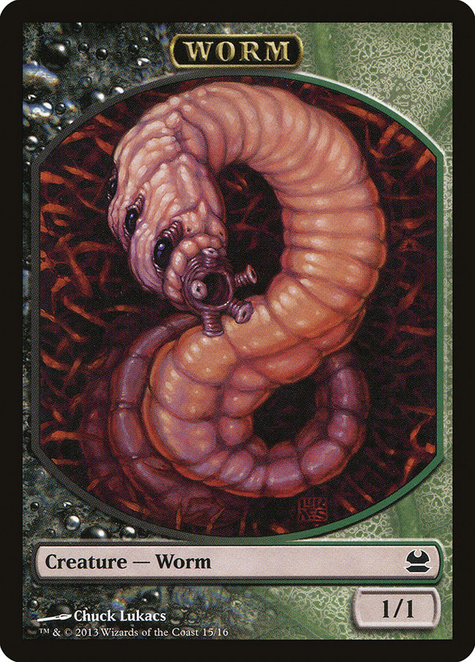 Worm Token [Modern Masters Tokens]