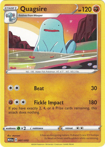 Quagsire (007/015) [McDonald's Promos 2024 Collection]