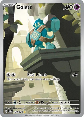 Golett (122/086) [Scarlet & Violet: Black Bolt]