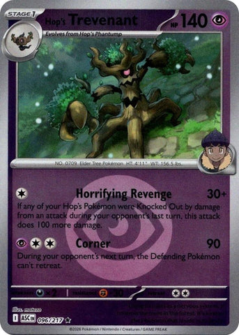 Hop's Trevenant (096/217) (Energy Symbol Pattern) [Mega Evolution: Ascended Heroes]