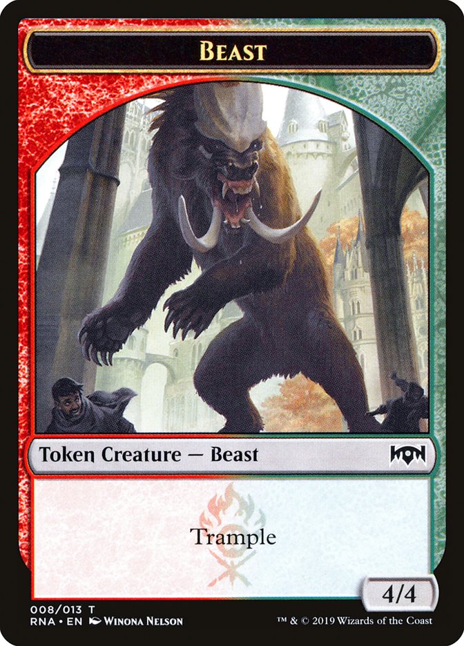 Beast Token [Ravnica Allegiance Tokens]