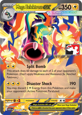 Mega Eelektross ex (061/217) [Prize Pack Series Nine]
