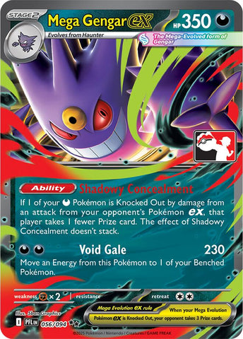Mega Gengar ex (056/094) [Prize Pack Series Nine]