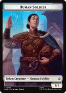 Human Soldier // Treasure (0012) Double-Sided Token [The Hobbit Tokens]