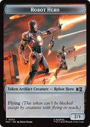 Robot Hero // Villain Double-Sided Token [Marvel Super Heroes Commander Tokens]