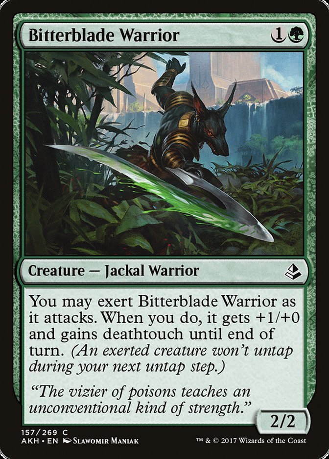 Bitterblade Warrior [Amonkhet]