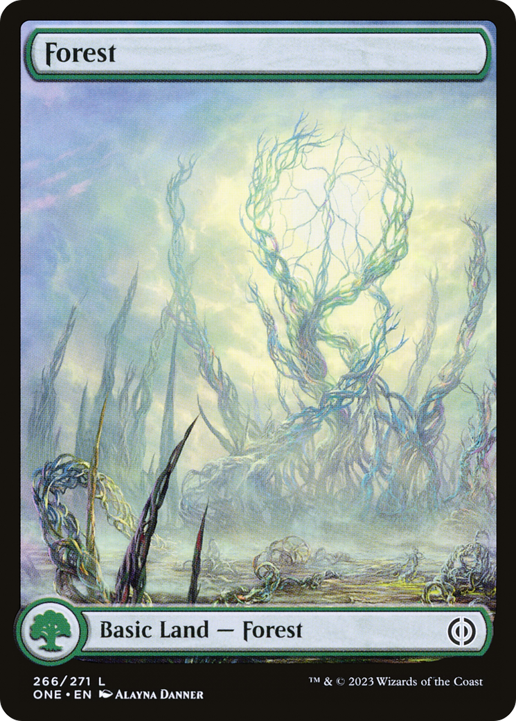 Forest (266) (Full-Art) [Phyrexia: All Will Be One]