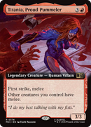 Titania, Proud Pummeler (Extended Art) [Marvel Super Heroes Commander]