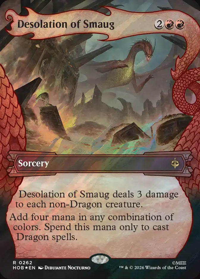 Desolation of Smaug (Showcase) (Surge Foil) [The Hobbit]