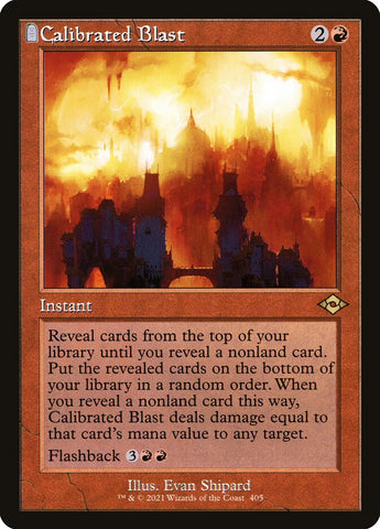 Calibrated Blast (Retro) [Modern Horizons 2]