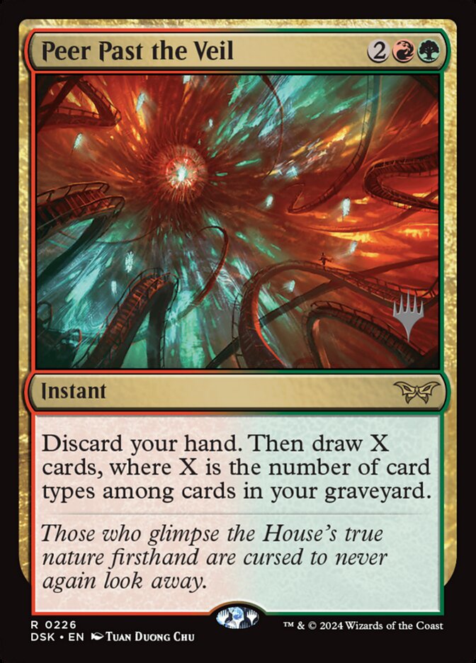 Peer Past the Veil (Promo Pack) [Duskmourn: House of Horror Promos]