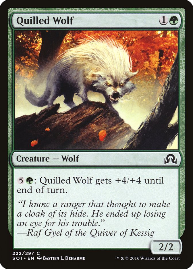 Quilled Wolf [Shadows over Innistrad]