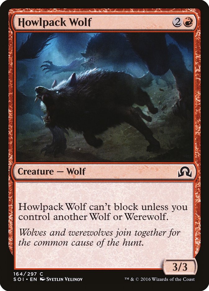 Howlpack Wolf [Shadows over Innistrad]