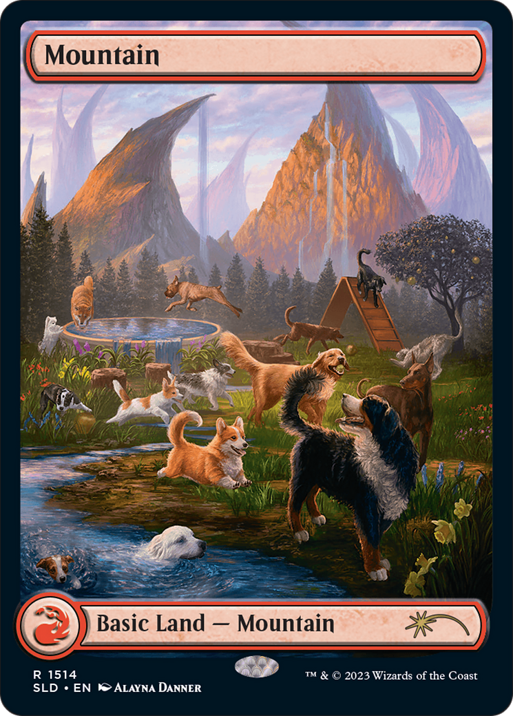mtg cat and dog commander deck Rin Seri, Inseparable Cats and Dogs Tribal Tokens Magic Comman CommanderComplete Mountain (1514) [Secret Lair Commander