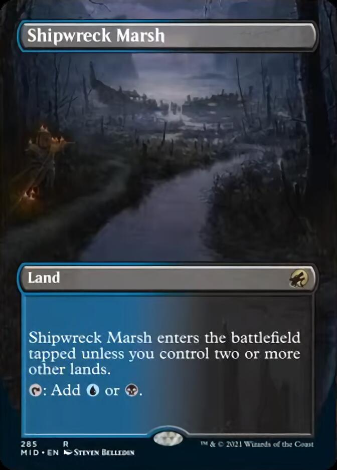 Shipwreck Marsh (Borderless) [Innistrad: Midnight Hunt]
