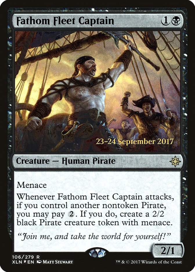 Fathom Fleet Captain  [Ixalan Prerelease Promos]